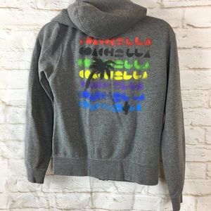 Coachella Gray Hoodie Full Zip Jacket Medium